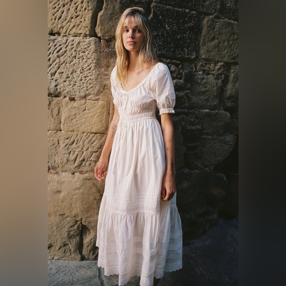 NOT FOR SALE
Christy Dawn “The Brynne Dress” in Pearl
